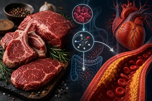 Red meat consumption and its connection to TMAO production and elevated heart disease risk